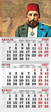  2027 Yılı Gemici Takvimi ---ABDÜLHAMİD HAN