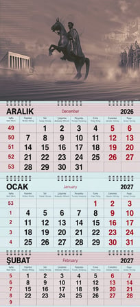  2027 Yılı Gemici Takvimi-Atatürk Heykeli Samsun 2