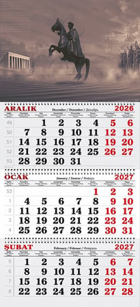  2027 Yılı Gemici Takvimi-Atatürk Heykeli Samsun 2