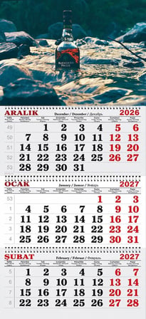  2027 Yılı Gemici Takvimi----SOĞUK İÇİNİZ
