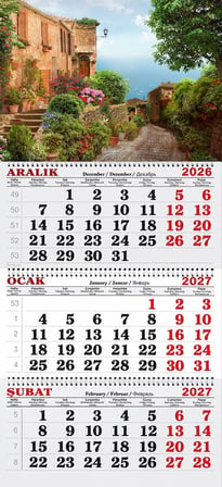 2027 Yılı Gemici Takvimi----DENİZE DOĞRU