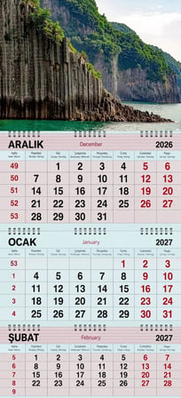 2027 Yılı Gemici Takvimi-Falez