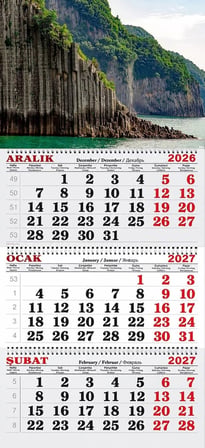 2027 Yılı Gemici Takvimi-Falez