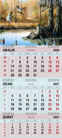 2027 Yılı Gemici Takvimi-Orman