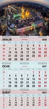 2027 Yılı Gemici Takvimi-Kutsal Topraklar