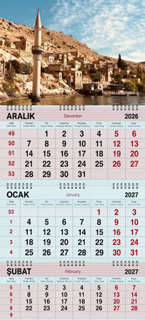  2027 Yılı Gemici Takvimi----HALFETİ SAVAŞAN KÖYÜ ŞANLIURFA