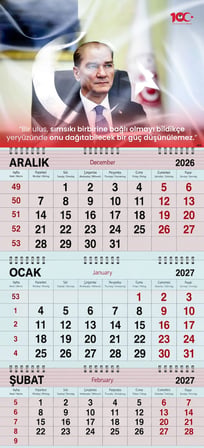 2027 Yılı Gemici Takvimi ---CUMHURBAŞKANI ATATÜRK