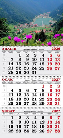 2027 Yılı Gemici Takvimi-UZUN GÖL