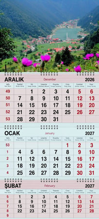 2027 Yılı Gemici Takvimi-UZUN GÖL