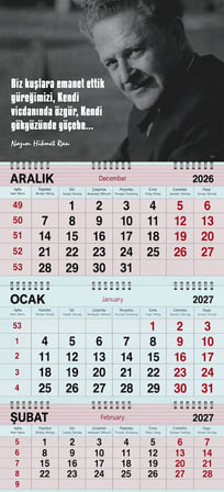 2027 Yılı Gemici Takvimi----NAZIM HİKMET