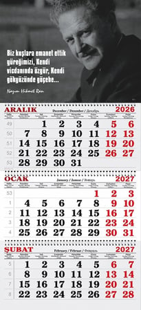 2027 Yılı Gemici Takvimi----NAZIM HİKMET