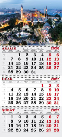 2027 Yılı Gemici Takvimi----AYASOFYA AKŞAMÜSTÜ SAATLERİ