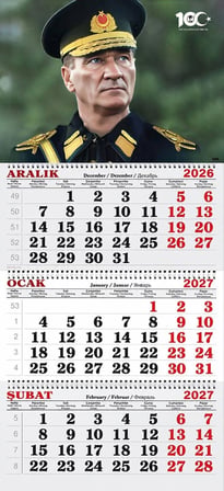 2027 Yılı Gemici Takvimi ---ATATÜRK EBEDİ BAŞKOMUTAN