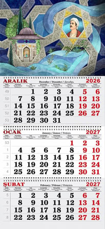 2027 Yılı Gemici Takvimi-NASUHİ HASAN ÇOLPAN ÇEŞMESİ VE YUNUS EMRE