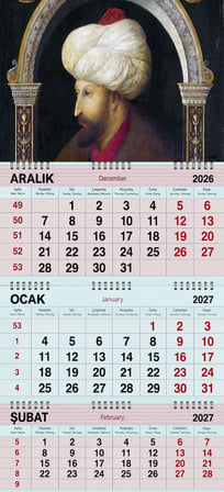 2027 Yılı Gemici Takvimi-Fatih Sultan Mehmet
