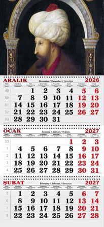 2027 Yılı Gemici Takvimi-Fatih Sultan Mehmet