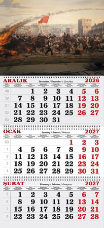 2027 Yılı Gemici Takvimi-İstanbul'un Fethi 1453