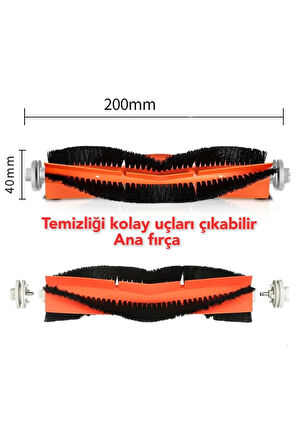 Dream D10 + plus gen 2 uyumlu kıl fırçalı filtre seti