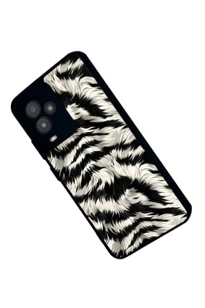 General Mobile Gm 24 Pro Uyumlu Zebra Tasarımlı Parlak Silikon Kılıf