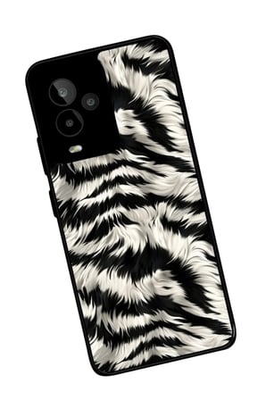 General Mobile Gm 24 Pro Uyumlu Zebra Tasarımlı Parlak Silikon Kılıf