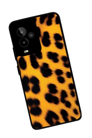 General Mobile Gm 24 Pro Uyumlu Sarı Leopar Tasarımlı Parlak Silikon Kılıf