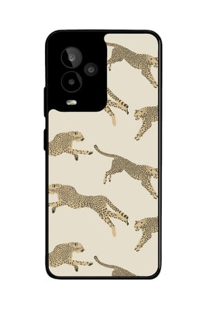 General Mobile Gm 24 Pro Uyumlu Leopar Tasarımlı Parlak Silikon Kılıf