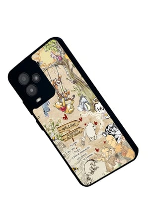 General Mobile Gm 24 Pro Uyumlu Ayı Winnie Tasarımlı Parlak Silikon Kılıf