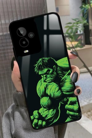 General Mobile Gm 24 Pro Uyumlu Hulk Tasarımlı Parlak Silikon Kılıf