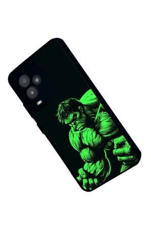 General Mobile Gm 24 Pro Uyumlu Hulk Tasarımlı Parlak Silikon Kılıf