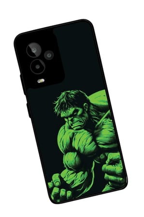General Mobile Gm 24 Pro Uyumlu Hulk Tasarımlı Parlak Silikon Kılıf