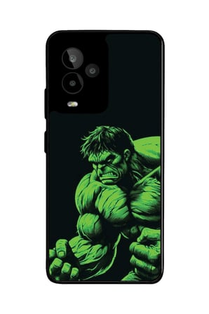 General Mobile Gm 24 Pro Uyumlu Hulk Tasarımlı Parlak Silikon Kılıf