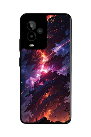 General Mobile Gm 24 Pro Uyumlu Soyut Sanat Tasarımlı Parlak Silikon Kılıf