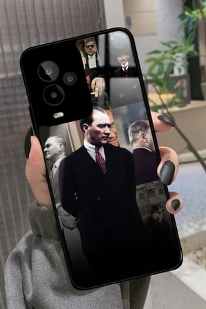 General Mobile Gm 24 Pro Uyumlu Atatürk Poster Tasarımlı Parlak Silikon Kılıf