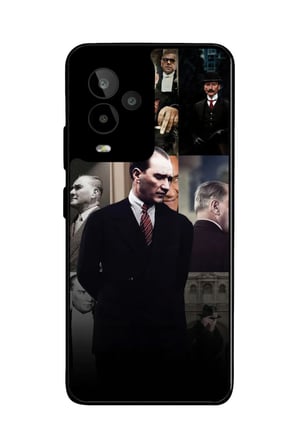 General Mobile Gm 24 Pro Uyumlu Atatürk Poster Tasarımlı Parlak Silikon Kılıf