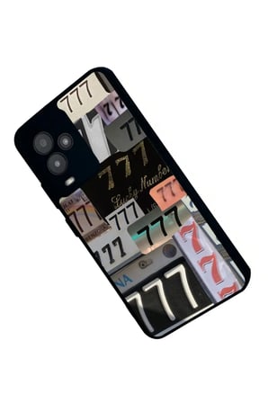 General Mobile Gm 24 Pro Uyumlu 777 Yazılı Parlak Silikon Kılıf