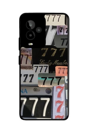 General Mobile Gm 24 Pro Uyumlu 777 Yazılı Parlak Silikon Kılıf
