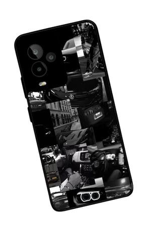 General Mobile Gm 24 Pro Uyumlu Araba Posteri Tasarımlı Parlak Silikon Kılıf