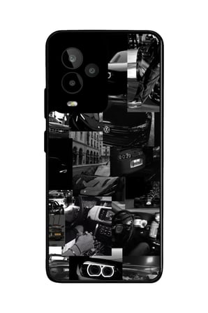 General Mobile Gm 24 Pro Uyumlu Araba Posteri Tasarımlı Parlak Silikon Kılıf