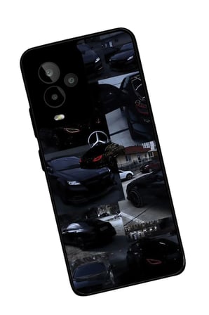 General Mobile Gm 24 Pro Uyumlu Araba Tasarımlı Parlak Silikon Kılıf