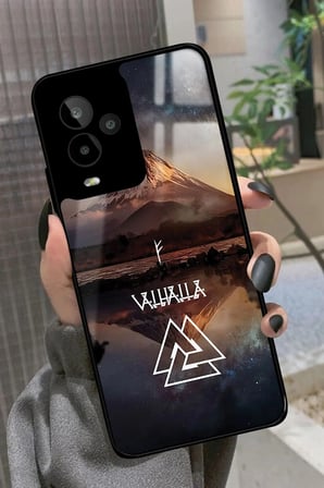 General Mobile Gm 24 Pro Uyumlu Valhalla Tasarımlı Parlak Silikon Kılıf