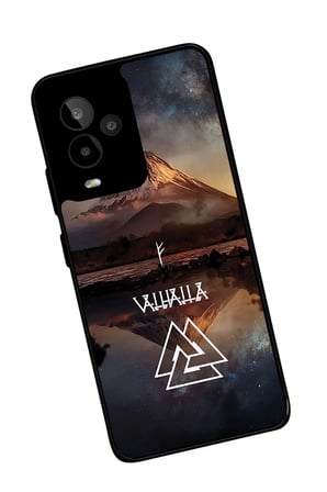 General Mobile Gm 24 Pro Uyumlu Valhalla Tasarımlı Parlak Silikon Kılıf