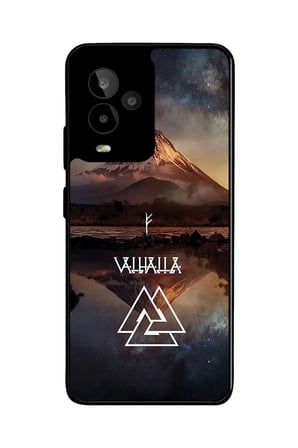General Mobile Gm 24 Pro Uyumlu Valhalla Tasarımlı Parlak Silikon Kılıf