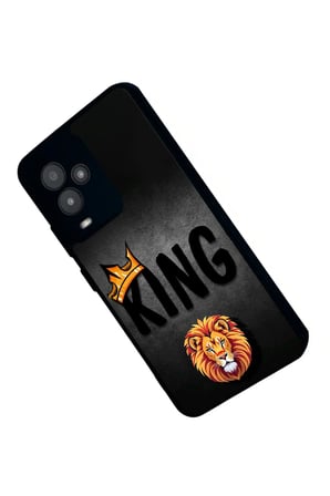 General Mobile Gm 24 Pro Uyumlu Aslan - King Tasarımlı Parlak Silikon Kılıf