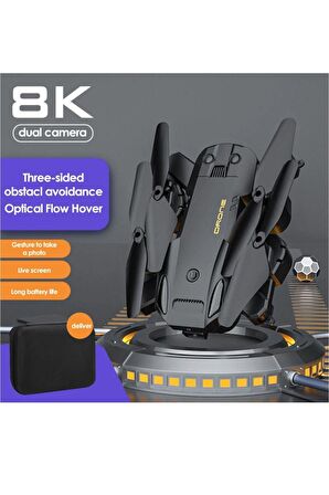 Astro 1080P HD Kameralı Drone Katlanabilir Taşıma Çantalı 4 Pervaneli Havada Stabil Kalma Sensörlü