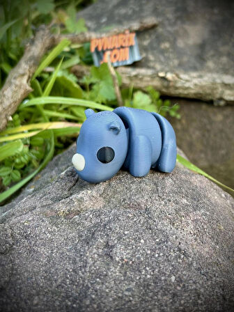 Gergedan Oyuncak - Asil Koruyucusu! 🦏🌿✨ 3D Hareketli Organik Model - Orta Boy