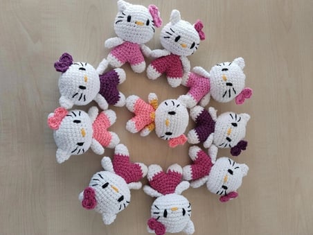 Hello kitty anahtarlik