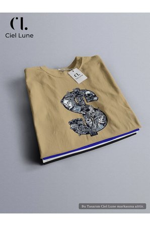Nevermind Unisex Dolar Ghetto Oversize Tişört
