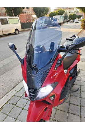 Gilera Nexus 500 Siperlik Ön Cam 2004 2008 Model 58cm Açıkfüme Renkli 4mm UZUN CAM