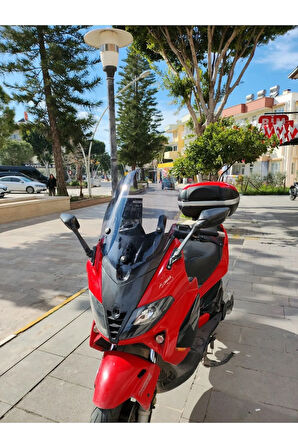 Gilera Nexus 500 Siperlik Ön Cam 2004 2008 Model 58cm Açıkfüme Renkli 4mm UZUN CAM