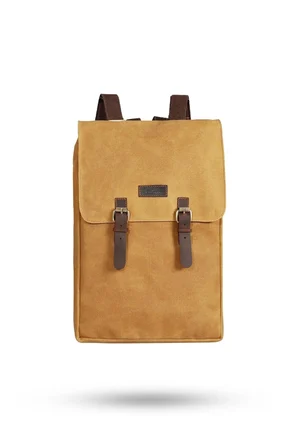 Design 02 15.6 Inch Kanvas Laptop Sırt Çantası
